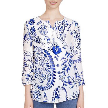 Women's Long Sleeve T-Shirt Clearance Women's Spandex T-Shirt Long Sleeve Tops for Women Casual V Neck Trendy Button Floral Printing Tees Loose Fit Tunic Blouses