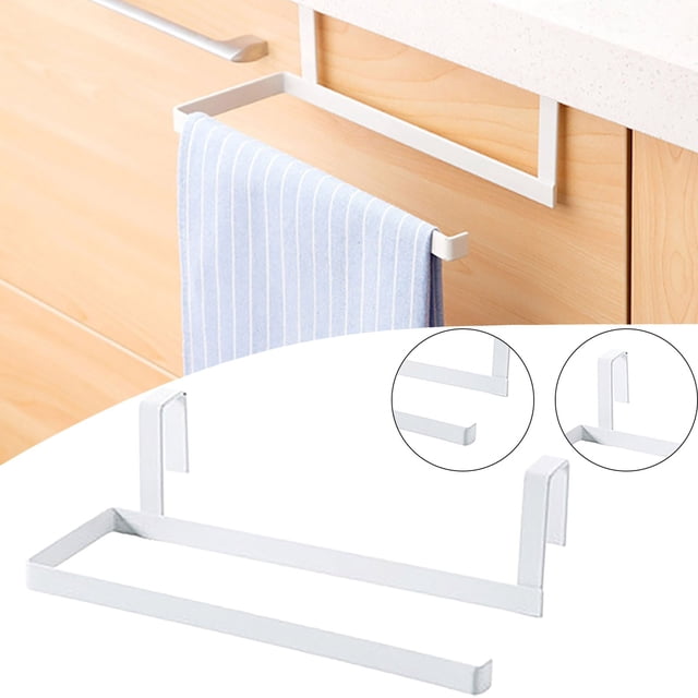 Porte-serviettes par-Dessus 17 Organisation d'Appartement Comptoir de Cuisine Porte-Essuie-Tout Support Porte-Serviettes en Acier Inoxydable Rouleau de Cuisine Porte-Essuie-Tout Porte-Mouchoirs Organisateur Support pour Cuisine sous Armoire par-Dessus Porte