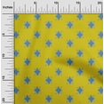 thumbnail image 1 of oneOone Cotton Poplin Fabric Floral Block Printed Fabric 1 Yard 56 Inch Wide, 1 of 4