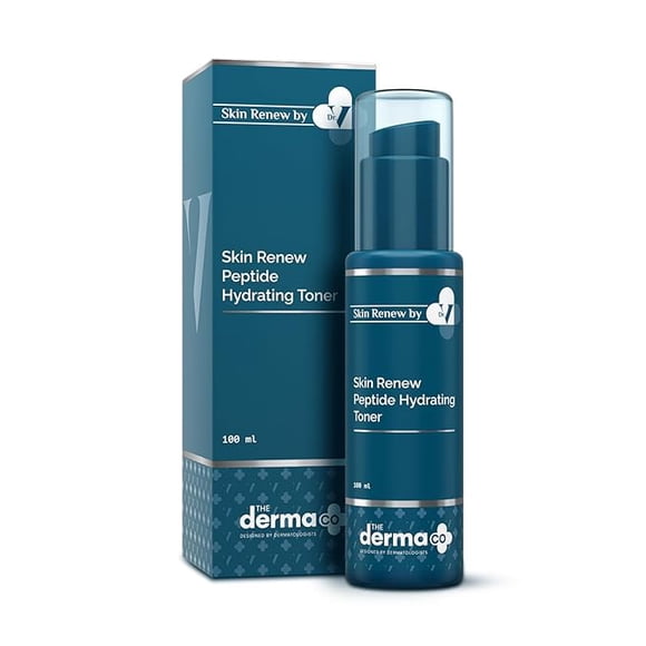The Derma Co . X Dr.V Skin Renew Peptide Hydrating Toner With Peptide & Hyaluronic Acid-100 Ml