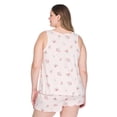 thumbnail image 3 of George Women's Plus Three Piece Robe Sleep Set, 3 of 5