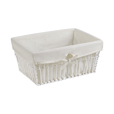 Hometrends Lined Rolled Paper Basket