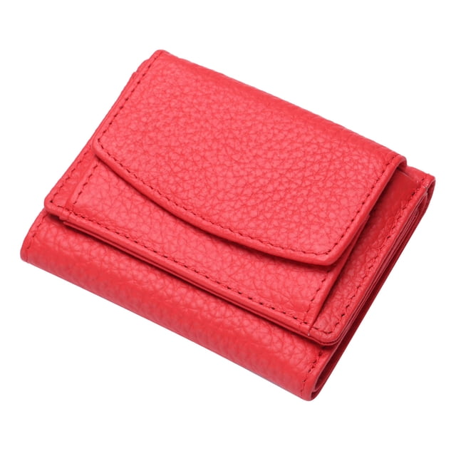 TopLLC Wallet Mini Small Wallet Women's Ultra-thin Top Layer Cowhide on Clearance