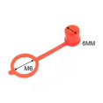 thumbnail image 1 of Nipple Fitting Red Protection M6 M8 M10 Dust Cover For Grease Zerk M6, 1 of 11