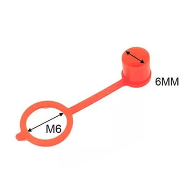 Nipple Fitting Red Protection M6 M8 M10 Dust Cover For Grease Zerk M6