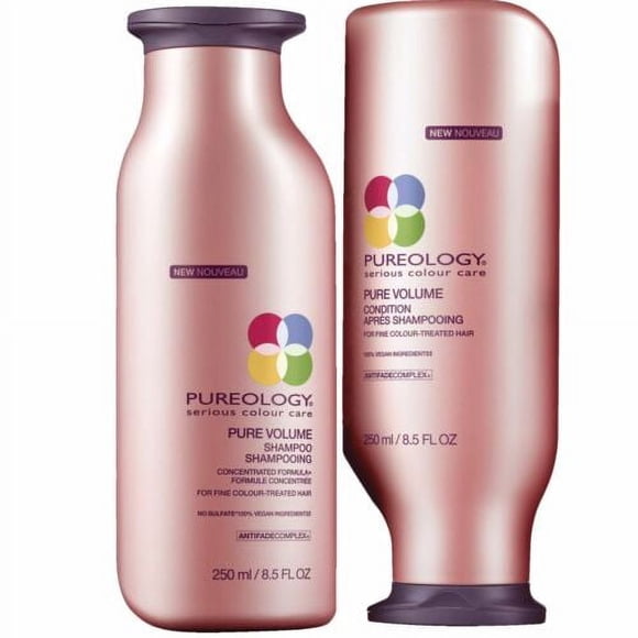 Pureology Pure Volume Shampooing 8,5 oz et Revitalisant 8,5 oz DUO.