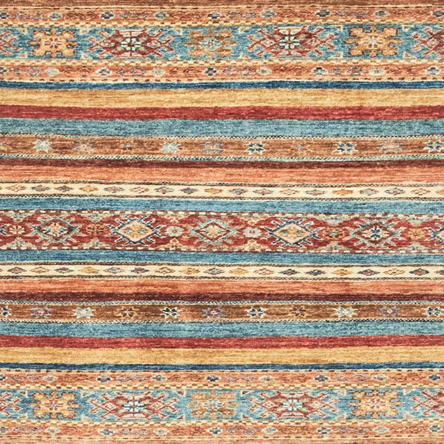 Ahgly Company Tapis d'Intérieur Carrés Abstraits Rouges Abstraits pour Aire, 5 Pieds Carré