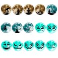 thumbnail image 4 of Baohd Halloween Sticker Self-adhesive Fluorescent Decal PVC Window Wall Luminous Moon Party Decoration, YHW009, 4 of 7