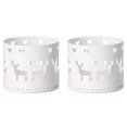 thumbnail image 1 of 2Pcs Bougeoir de Style de Noël Simple Conception Unique Robuste Stable Support de Bougie Durable pour la Maison de Fête de Mariage, 1 of 14