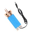 thumbnail image 4 of Spot Welding Pen Kit, Handheld  Battery One Handed Operation Brass Rod Spot Welding Pen Automatic Trigger  For Electronics Black,White,Blue, 4 of 8