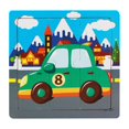 thumbnail image 1 of Casse-tête de Transport en Bois pour Enfants E, Jouet d'Apprentissage en 9 Pcs, Casse-Tête Éducatif Préscolaire Casse-Tête Cérébral, 1 of 1