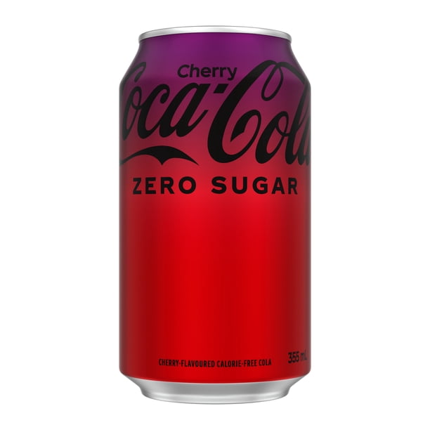 Coca-Cola Cherry Zero Fridge Pack Cans, 355 mL, 12 Pack - Walmart.ca