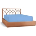 thumbnail image 4 of 700 Thread Count 100% Egyptian Cotton 3-Piece Fitted Sheet ( 1 Fitted Sheet + 2 Pillow Covers) 24 Inches Deep Pocket Size Solid Pattern, 4 of 4