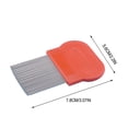 thumbnail image 4 of Wisewang Flea Combs Metal Needle Brush Stainless Household Man-carried Multipurpose Red 1Set, 4 of 6