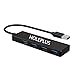 thumbnail image 3 of 4-Port USB 3.0 Hub, Ultra-Slim Data USB Hub, for MacBook, Mac Pro, Mac Mini, iMac, Surface Pro, XPS, PC, Flash Drive, Mobile HDD (U1 0.59ft), 3 of 4