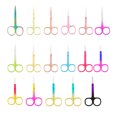 thumbnail image 4 of Eyebrow Scissors Household Simple Stainless Steel Brow Shape Tools Convenient Personal Care Trimmer Beauty Tool for Makeup Use Blue Golden, 4 of 6