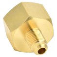 thumbnail image 3 of Refrigerant Adapter, Brass Refrigerant Converter Durable Safe  For Household For Air Conditioning Accessory, 3 of 8