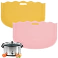 thumbnail image 2 of 2Pcs Silicone Slow Cooker Liners Reusable Silicone Slow Cooker Divider Leakproof Hear-Resistant Slow Cooker Insert Liner Dishwasher Safe Slow Cooker Accessories, 2 of 10