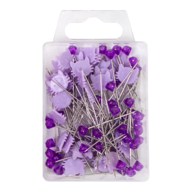 KLKCMS Straight Pins Hand Sewing Pins for DIY Activities Parties Wedding Decoration