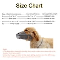 thumbnail image 3 of Dog Muzzle Soft Mesh Muzzle Adjustable Muzzle Soft Mesh Muzzle for Small Medium and Large Dogs Lickable and Chewable Allows Panting Drinking Anti Barking Breathable Puppy Muzzles, 3 of 9