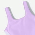 thumbnail image 4 of Kids Girls Summer Bathing Beach Suits One Piece Swimsuit With Spaghetti Strap & Ruffled Hem Casual Wear Spring Swimsuits Clothes 11-12T, 4 of 7