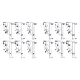 thumbnail image 1 of Clear Plastic Hidden Channel Valance Clips, Grooved Blind Retainer Holder, Mini Window Blind Replacement Fastener, 2.19x1.45 Inch Repair Hardware for Wood and Faux Wood Horizontal Blinds, 1 of 1
