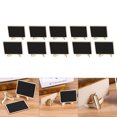 thumbnail image 1 of Cergrey Mini Blackboard, Mini Chalkboard, 10PCS Memo Board Wooden Mini Blackboard Chalkboard Message Note Board With Stand Holder Clip Note Board, 1 of 8