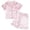 Pink, variant on Wxirdiow Pajamas for Toddlers Girls Pajamas Silk Satin Pajama Set 2 Piece Button Down Pjs Toddler Girls Sleepwear Pink Size,4-5 Years