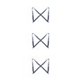 thumbnail image 2 of QualitChoice Polyester Men Women Brace Fashionable Replacement Easy Matching Portable Stylish Solid Color Adjustable Braces Dark Blue 3PCS, 2 of 6