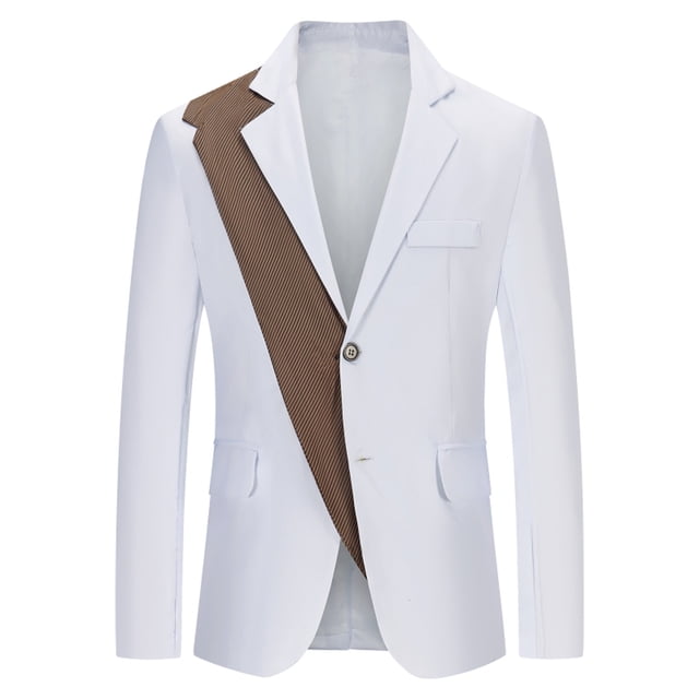 Men's Fashion England Solid Color High Quality Casual Single Breasted Suit