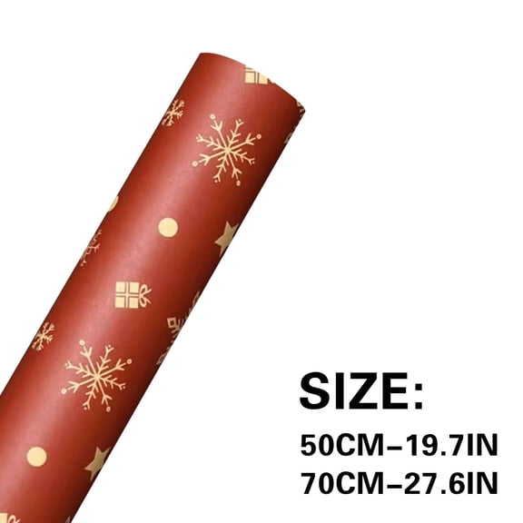Christmas Gift Wrapping Paper Holiday Present Packaging Sheets for Festive Holiday Gifts