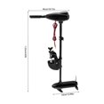 thumbnail image 3 of 85LB Thrust Electric Trolling Motor, Outboard Brush Engine Inflatable ,for Fishing Boat Brush Motor 1.6HP 24V ,Easy to Install, 3 of 5