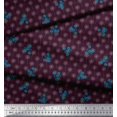 thumbnail image 3 of Soimoi Moss Georgette Fabric Artistic Floral Print Sewing Fabric Yard 42 Inch Wide, 3 of 5