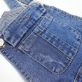 thumbnail image 4 of KIDSCOOL SPACE Girls Shorts, Baby Little Girls Stretchy Denim Shortalls, Deep Blue,2-3 Years, 4 of 5