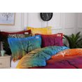 thumbnail image 3 of A Pair of Rainbow Tree Pillow Shams (Queen Yellow), 3 of 4