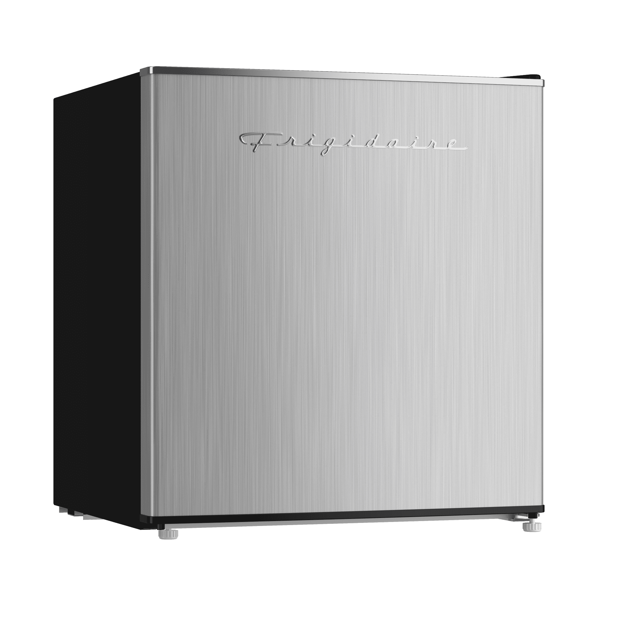 Réfrigérateur compact rétro Frigidaire de 1,6 pi³ avec compartiment congélateur, mini-réfrigérateur platine avec garniture chromée pour chambre, dortoir, bureau, appartement