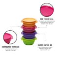 thumbnail image 5 of Tupperware Plastic Storage Star Bowl - 500 ml, 4 Pieces, Multicolor, 5 of 5