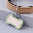 thumbnail image 3 of Fokuz Stainless Steel Engraved Glitter Bone Shape ID Double Custom Text Lightweight Cat Name, 3 of 4