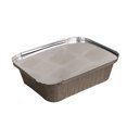 thumbnail image 2 of 10pcs Rectangle Shaped Disposable Aluminum Foil Pan Take-out container Disposable Food Containers with Aluminum Lids/Without Lid, 2 of 9