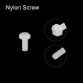 thumbnail image 4 of Unique Bargains Nylon Machine Screws, M2x5mm Slotted Pan Head Fasteners Bolts, White 50Pack, 4 of 4