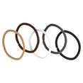thumbnail image 3 of Goody Hair Elastics - Assorted Java Bean Neutral Colors - 30 Ct, 3 of 7