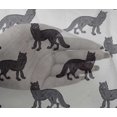 thumbnail image 4 of oneOone Viscose Chiffon Fabric Fox Block Print Fabric BTY 42 Inch Wide, 4 of 4