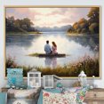 thumbnail image 1 of Designart Romantic Landscape framed wall Art, Romantic Landscape Tranquil Charm I , Romantic Landscape Large framed wall art decor, Multi-Color Traditional Natural framed wall art, 1 of 5