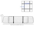 thumbnail image 3 of PawHut Dog Car Barrier, 36"-60" Adjustable Vehicle Pet Barrier Safety Guard, 3 of 10