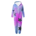 thumbnail image 4 of EGNMCR Combinaison Fille Manches Longues Combinaison à Capuche Pyjama Décontracté Hiver Chaud Combinaison de Nuit Fille Polyester Combinaison, 4 of 5