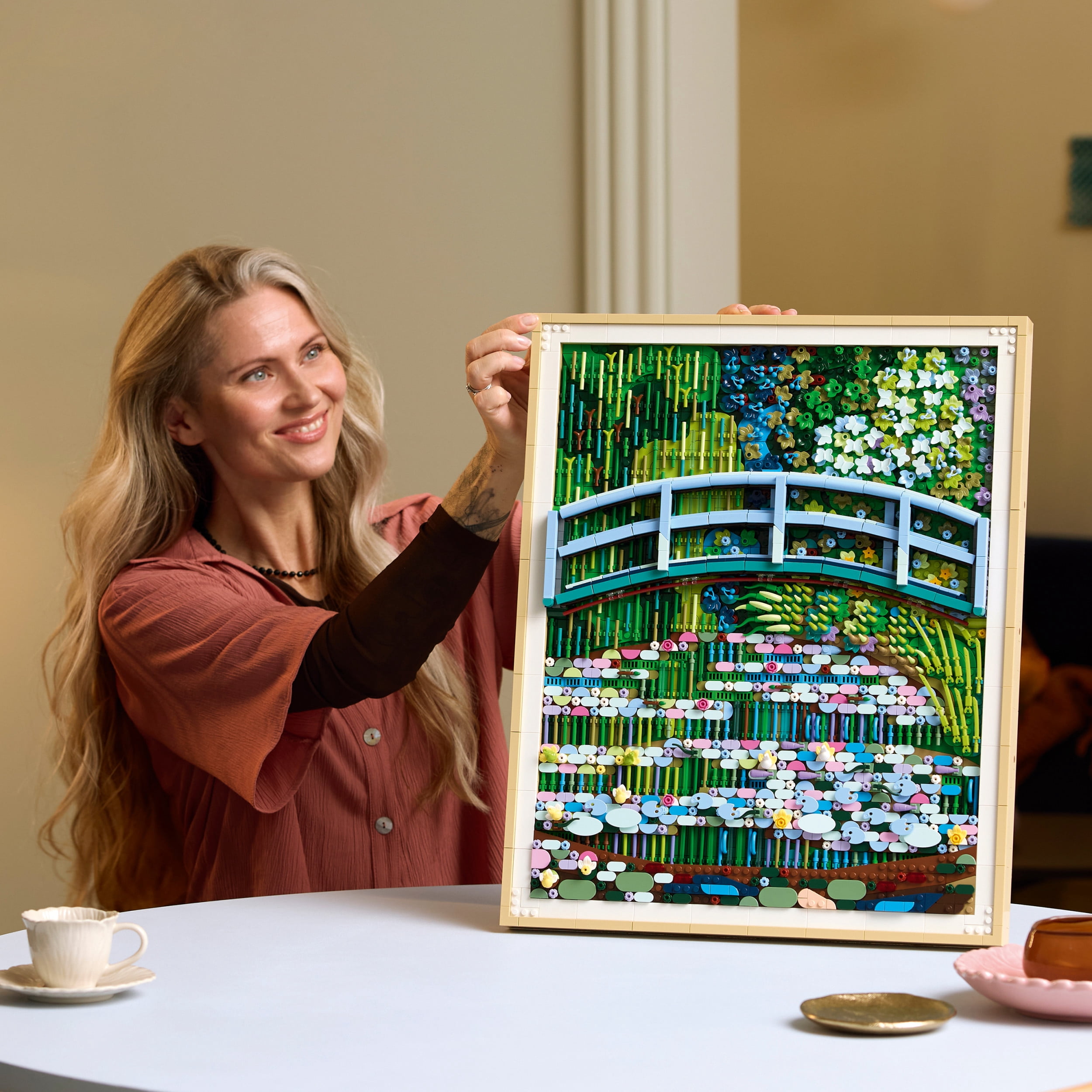 LEGO Art Claude Monet – Le Bassin aux Nymphéas, Harmonie Verte 31220