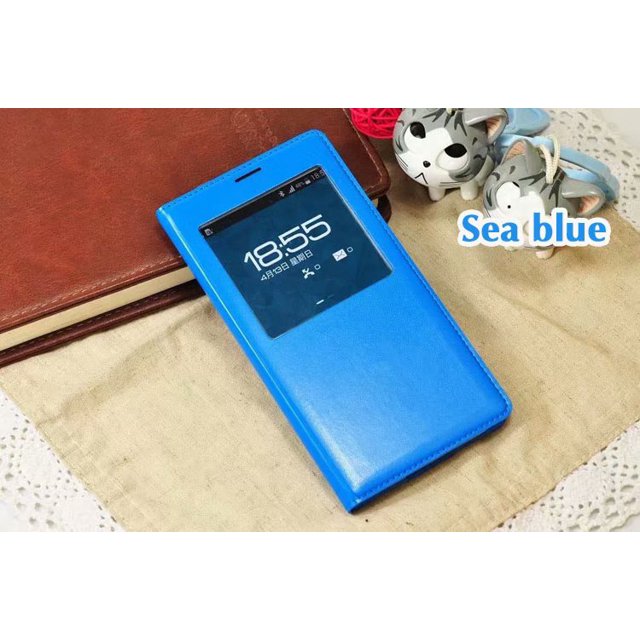 Flip Cover Leather Case for Samsung Galaxy S5 Smart View Phone Case