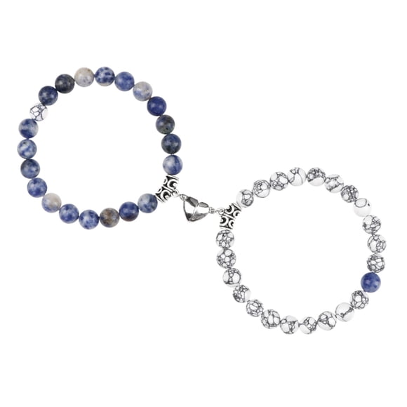 TopLLC Matching Couple Bracelets Healing Crystal Bracelets For Couples on Clearance