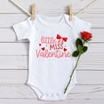 thumbnail image 4 of MIASHUI Fille Garçon Tenue de la Saint-Valentin Barboteuse à Imprimé Mignon Vêtements pour Tout-Petit, Rouge, 3-6 Mois, 4 of 4