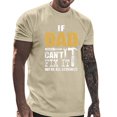 thumbnail image 3 of LUOGENLI T-shirts pour Homme pour Hommes Masculin Printemps et Été Fête des Pères Décontracté Rétro Lettrage Impression Partielle T-Shirt Col Rond Manche Courte Haut T-shirts pour Homme T-Shirt Graphique Pâques Beige G, 3 of 6